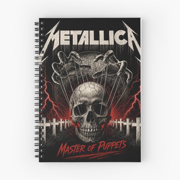 Item preview, Metallica Master of Puppets Skull Metal Art designed and sold by FakePeopleSuck.