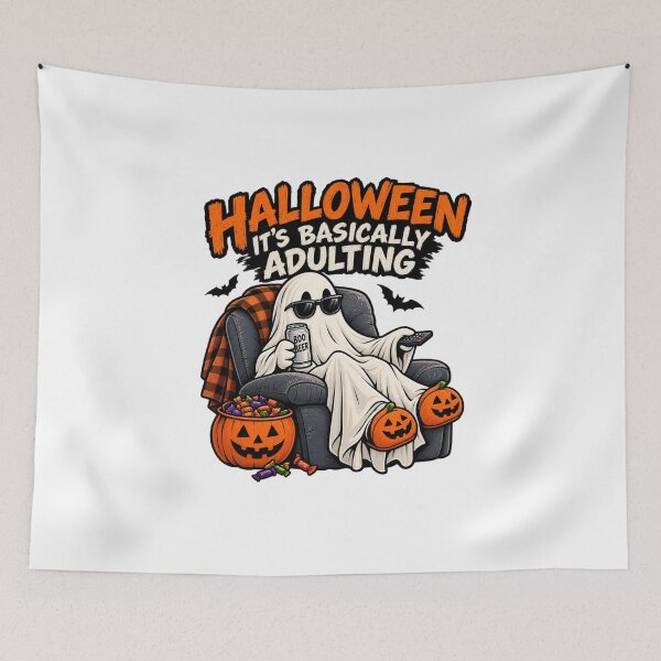 Item preview, Halloween — It's Basically Adulting designed and sold by Fantasy Football Company.