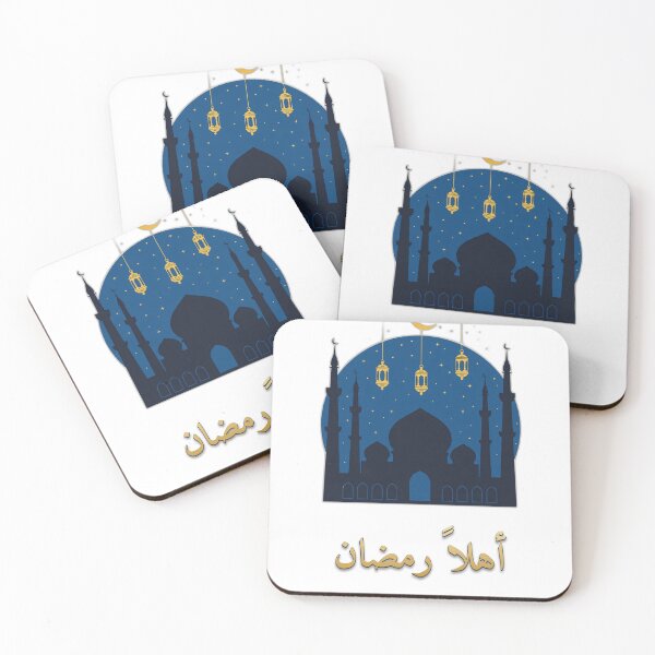 Item preview, Ahlan Ramadan Welcome Ramadan | Mosque Lantern Night Sticker Art designed and sold by Neshmi.