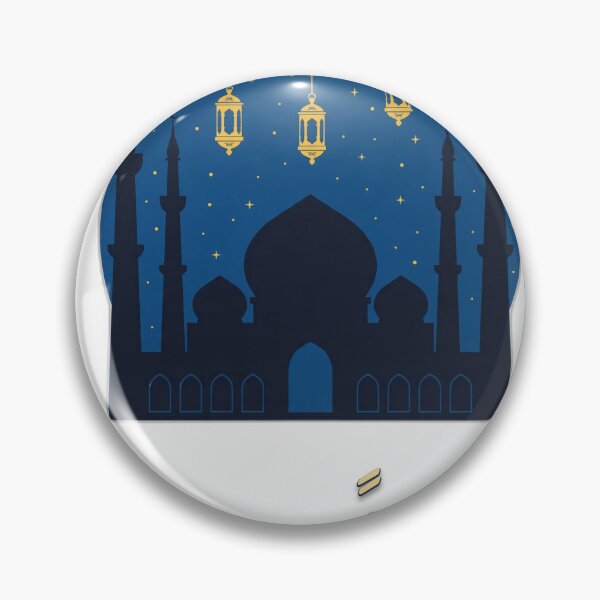 Item preview, Ahlan Ramadan Welcome Ramadan | Mosque Lantern Night Sticker Art designed and sold by Neshmi.