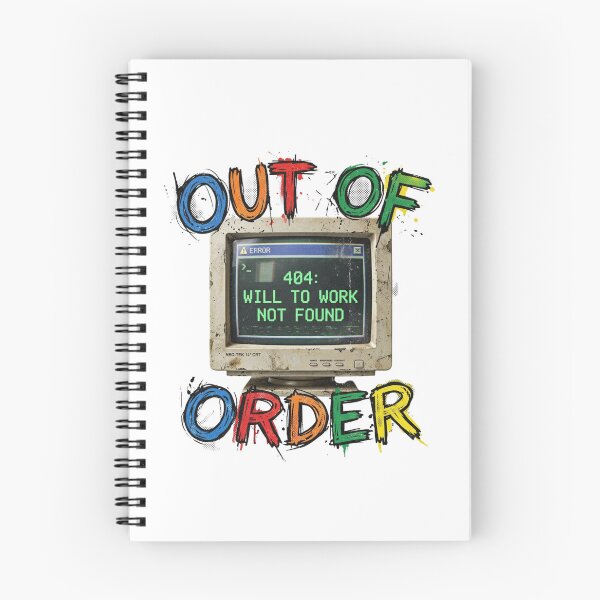 Item preview, Out Of Order Will To Work Not Found designed and sold by Sanan Israyilli.