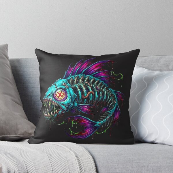 Item preview, skull fish designed and sold by pksart1.