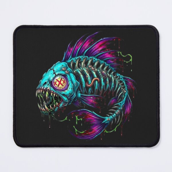 Item preview, skull fish designed and sold by pksart1.