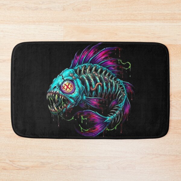 Item preview, skull fish designed and sold by pksart1.