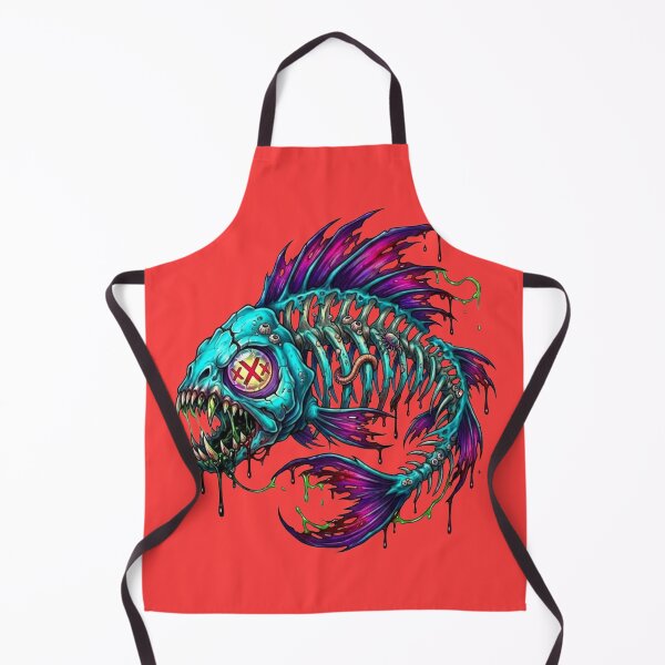 Item preview, skull fish designed and sold by pksart1.