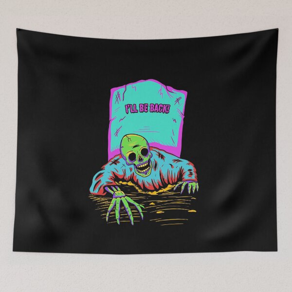 Item preview, Skeleton Digging out of Grave designed and sold by blacksnowcomics.