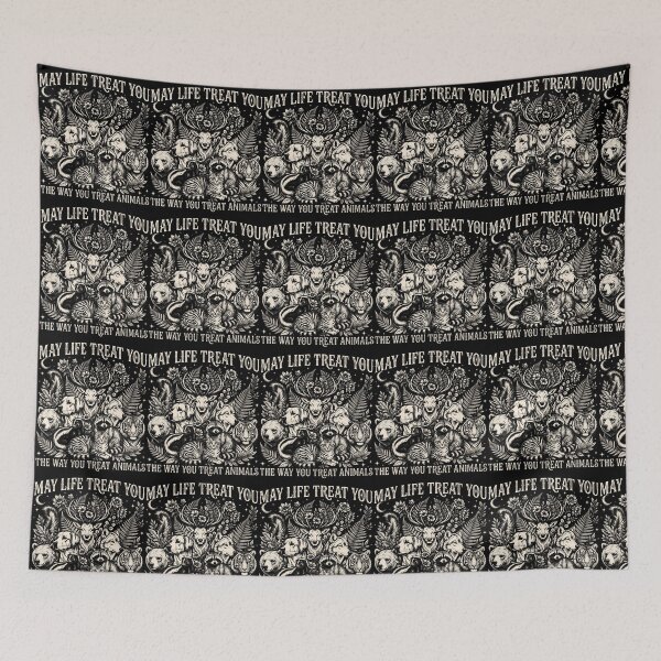 Item preview, Funny May Life Treat You Way You Treat Animals Wildlife designed and sold by snailslowdance.
