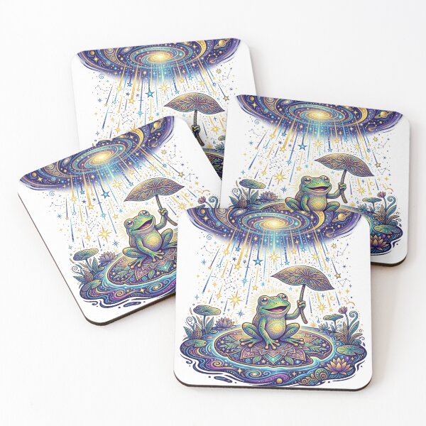 Item preview, Celestial Frog Beneath A Star Shower designed and sold by Sanan Israyilli.