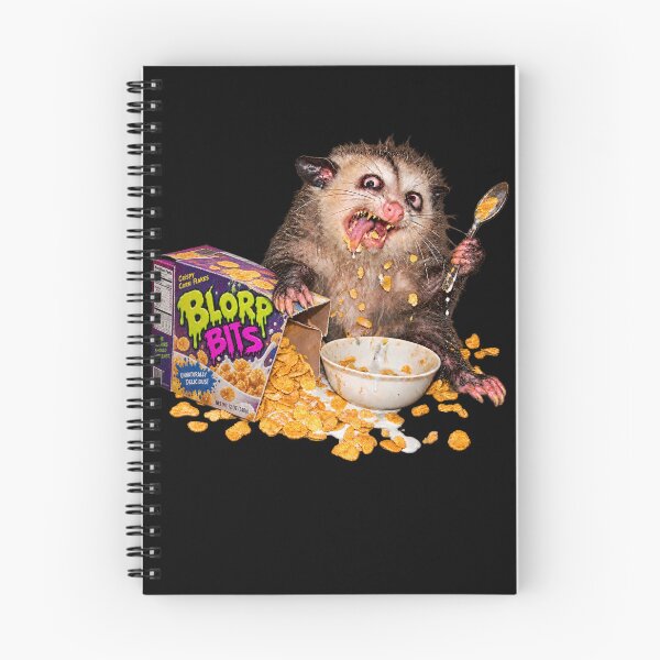 Item preview, Funny Cursed Opossum Cereal Crisis Weird Meme designed and sold by AmiGraph.