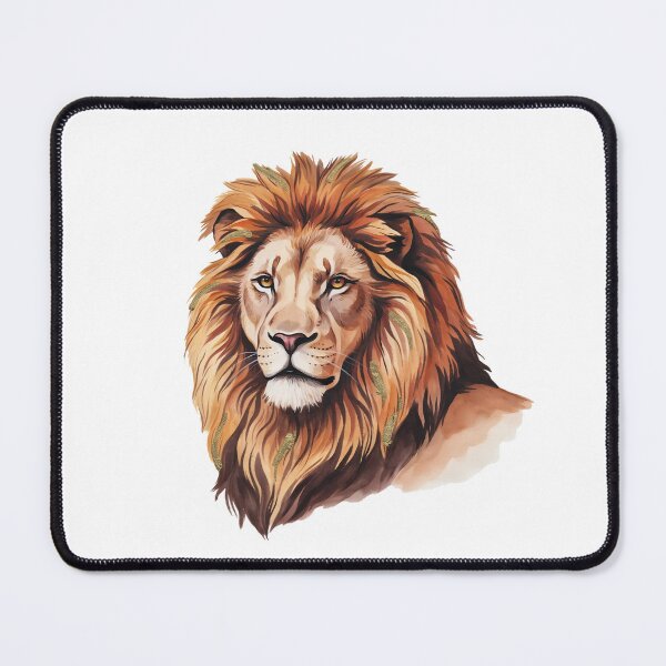 Item preview, Watercolor lion designed and sold by ReneeW7.