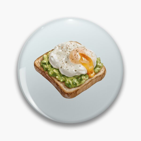 Item preview, Avocado Toast with Poached Egg designed and sold by sakurashorty.