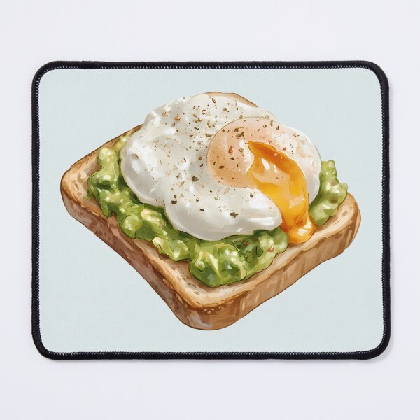 Item preview, Avocado Toast with Poached Egg designed and sold by sakurashorty.