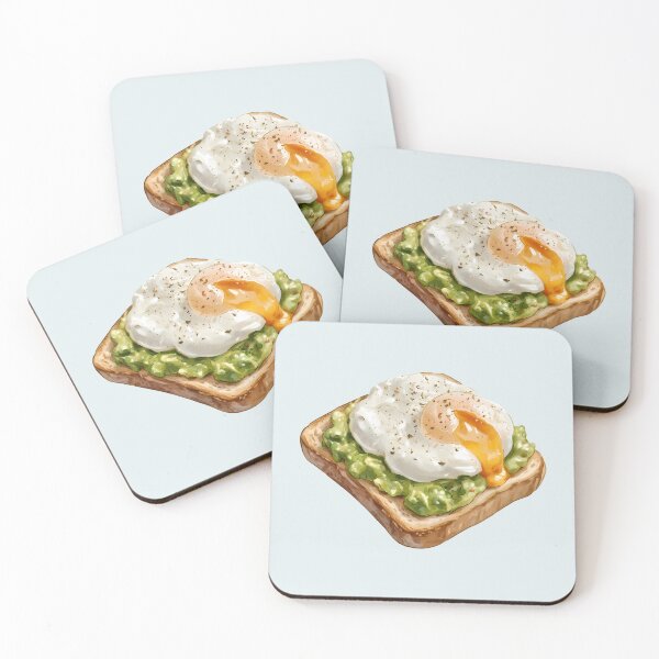 Item preview, Avocado Toast with Poached Egg designed and sold by sakurashorty.