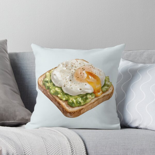 Item preview, Avocado Toast with Poached Egg designed and sold by sakurashorty.