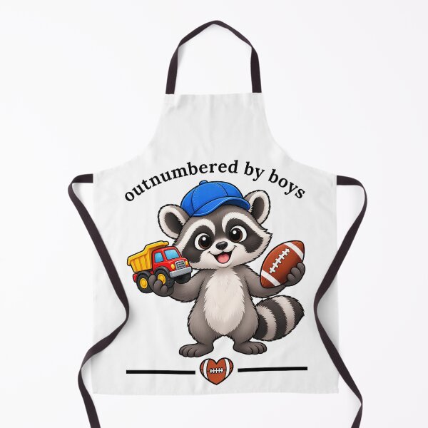 Item preview, Outnumbered by Boys Raccoon Funny Boy Mom Gift designed and sold by Teetreasure2.
