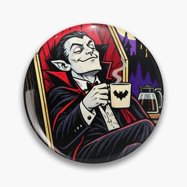 Item preview,  Coffin Break Vampire Coffee Halloween Humor designed and sold by BadCatSupply.