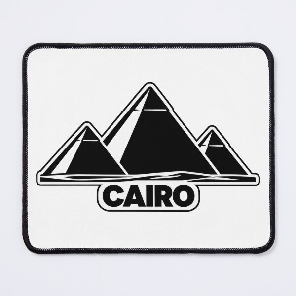 Item preview, Cairo Pyramids of Giza Landmark Silhouette Souvenir Design designed and sold by Kenzie & Co.