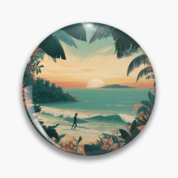 Item preview, Sunrise Surfer designed and sold by bubblyrainbow.