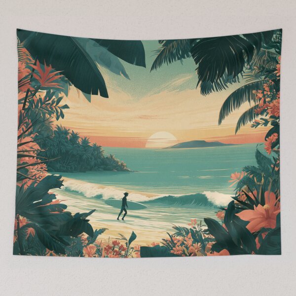 Item preview, Sunrise Surfer designed and sold by bubblyrainbow.