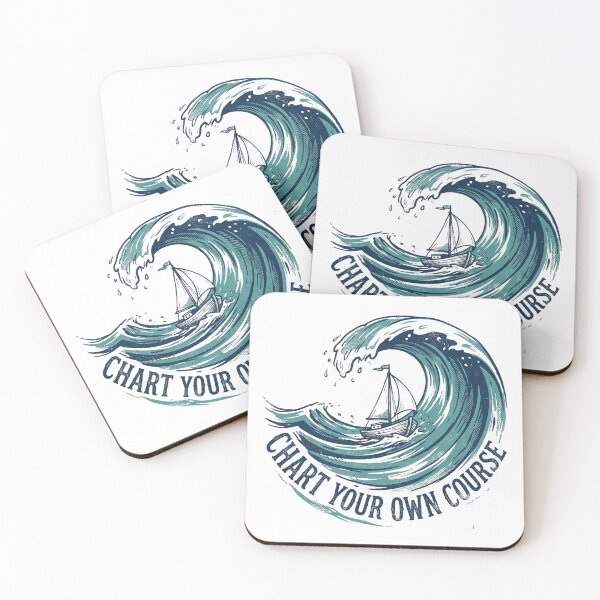 Item preview, Chart Your Own Course Sailboat Wave designed and sold by Sanan Israyilli.
