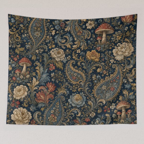 Item preview, Paisley, Flemish Florals, Tapestry Art   designed and sold by DrewRomeoCo.