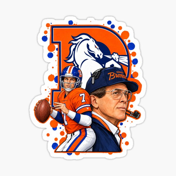 Item preview, Denver Broncos John Elway Shannahan art designed and sold by gjnilespop.