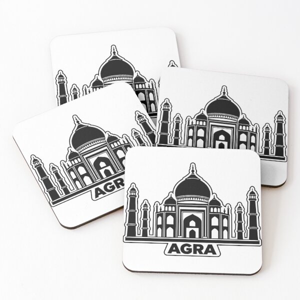 Item preview, Agra Taj Mahal Landmark Silhouette Souvenir Design designed and sold by Kenzie & Co.