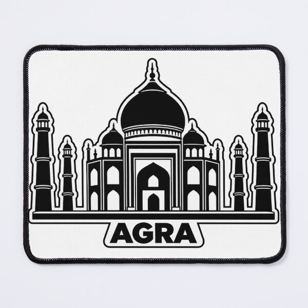 Item preview, Agra Taj Mahal Landmark Silhouette Souvenir Design designed and sold by Kenzie & Co.