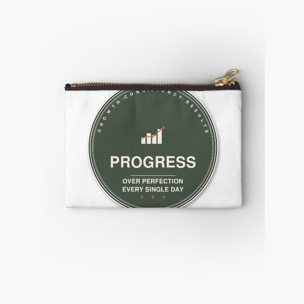 Item preview, Progress Over Perfection Sticker | Sage Green Terracotta Boho Pin designed and sold by mryan78.