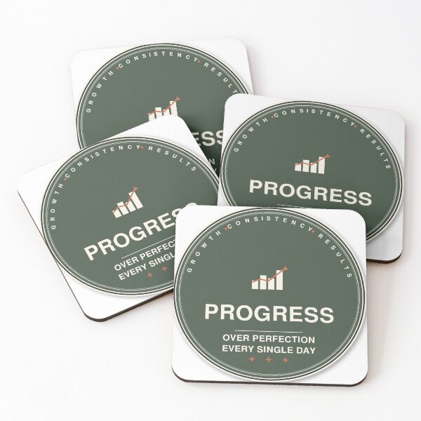 Item preview, Progress Over Perfection Sticker | Sage Green Terracotta Boho Pin designed and sold by mryan78.