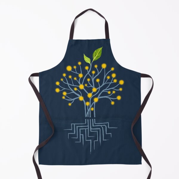 Item preview, Firefly Roots — Circuit Tree in Navy and Gold designed and sold by ShooNyaArtStudio.