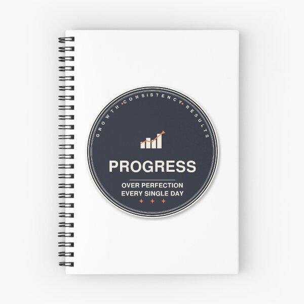 Item preview, Progress Over Perfection Sticker | Retro Motivational Badge Decal designed and sold by mryan78.