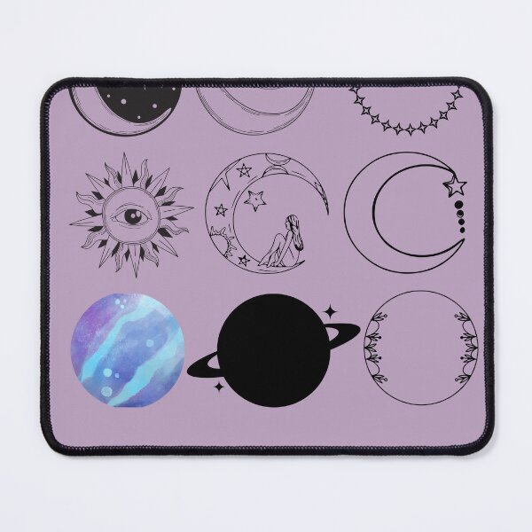 Item preview, Celestial Witchy Moon Sun Planets Sticker Pack designed and sold by VibeDistrictLab.