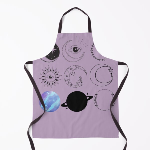 Item preview, ⁠Celestial Witchy Moon Sun Planets Sticker Pack⁠ designed and sold by VibeDistrictLab.