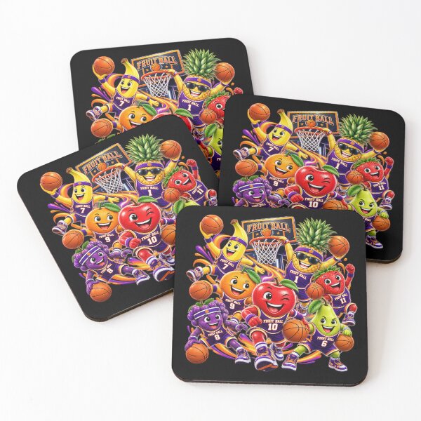 Item preview, Fruit Basketball Team – Fun Sports Squad designed and sold by TroviTutto.