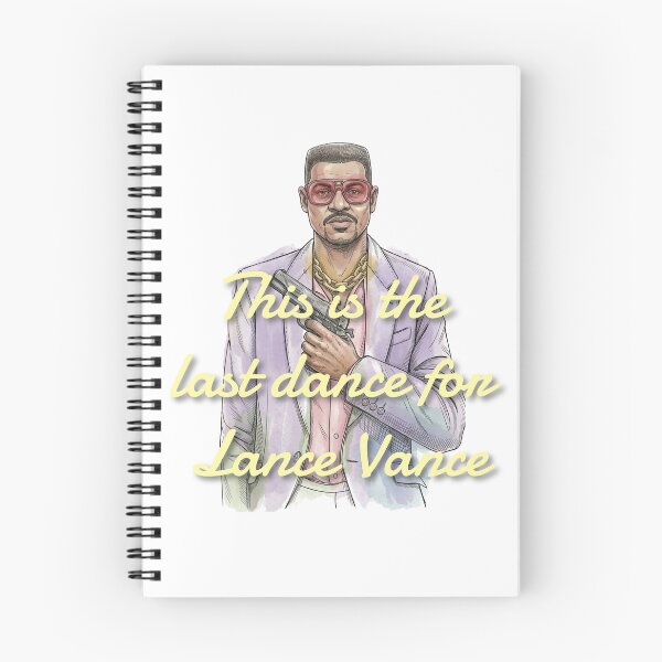 Item preview, This Is The Last Dance For Lance Vance - 80s Retro Quote Art designed and sold by qfa Originals.