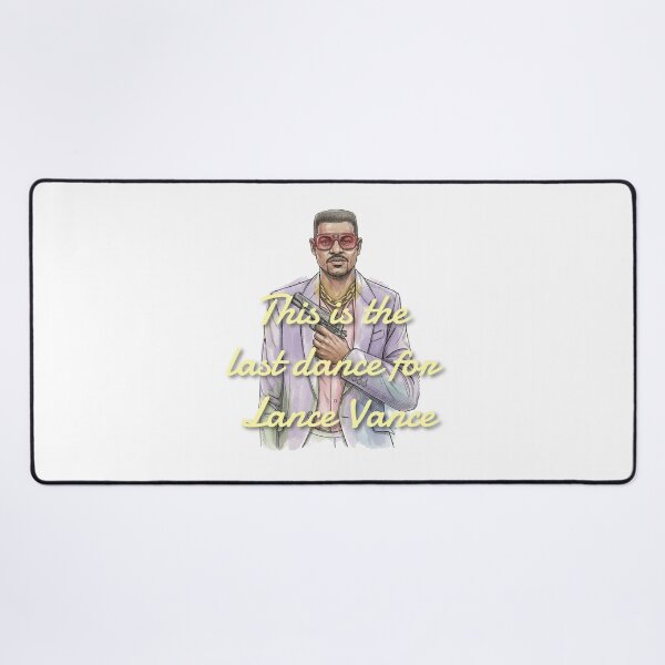 Item preview, This Is The Last Dance For Lance Vance - 80s Retro Quote Art designed and sold by qfa Originals.