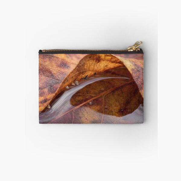 Item preview, Rainwater Caught Inside an Autumn Leaf designed and sold by ASSEMBLE WONDER.
