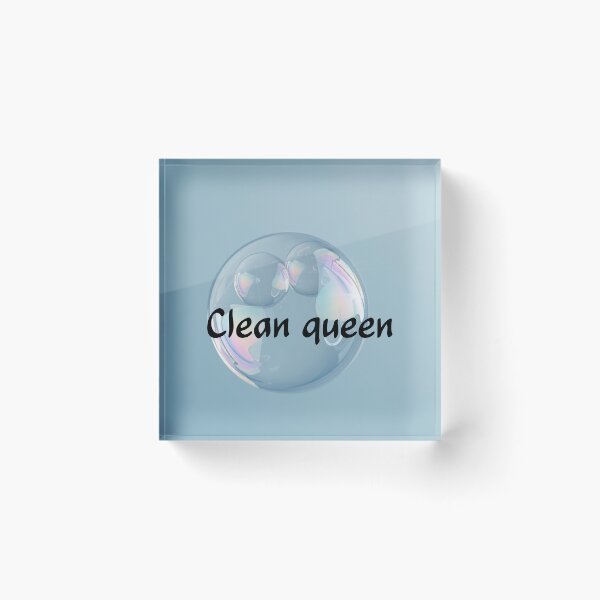 Item preview, Clean Queen designed and sold by Bebe's Bubble.
