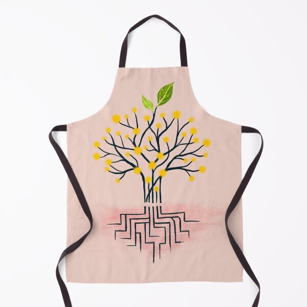 Item preview, Firefly Roots — Circuit Tree in Blush and Gold designed and sold by ShooNyaArtStudio.