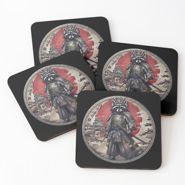 Item preview, Samurai Raccoon, Japanese Warrior & Art | Vintage Anime  designed and sold by gear-posters.