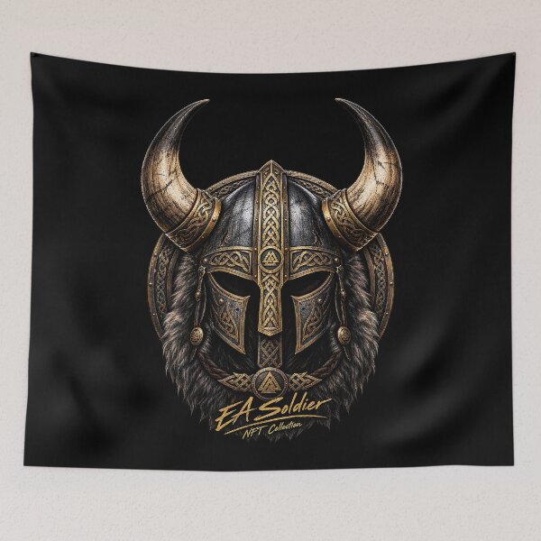Item preview, Horned Viking Helmet  designed and sold by EASNFTCOL.