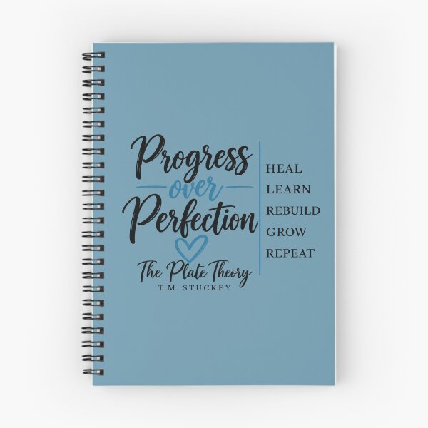 Item preview, The Plate Theory – Progress Over Perfection | Heal, Learn, Rebuild, Grow designed and sold by TMS-Designs.