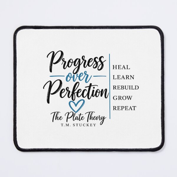 Item preview, The Plate Theory – Progress Over Perfection | Heal, Learn, Rebuild, Grow designed and sold by TMS-Designs.