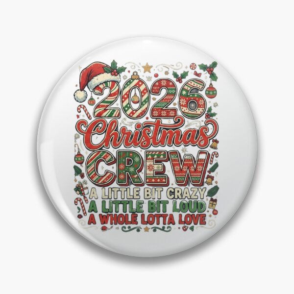 Item preview, 2026 Christmas Crew Family Holiday Retro Xmas Pattern designed and sold by DijaMar.
