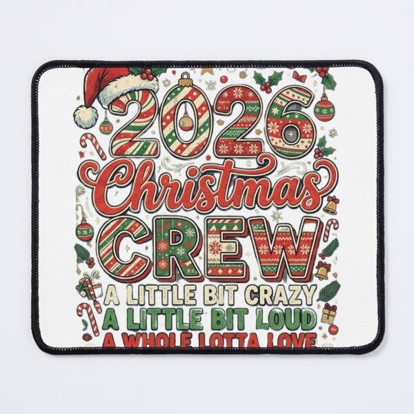 Item preview, 2026 Christmas Crew Family Holiday Retro Xmas Pattern designed and sold by DijaMar.