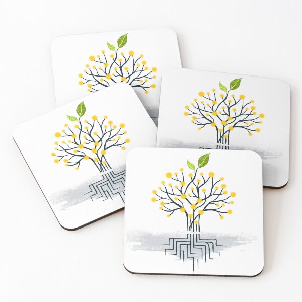 Item preview, Firefly Roots — Circuit Tree Sticker designed and sold by ShooNyaArtStudio.