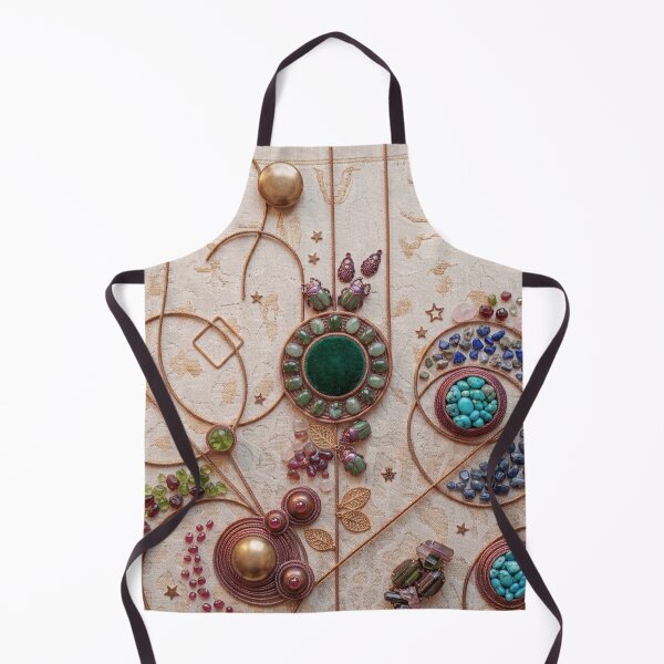Item preview, Emerald Forest Artisan Copper and Gemstone Flat-Lay Set designed and sold by KingsArtworx 2.