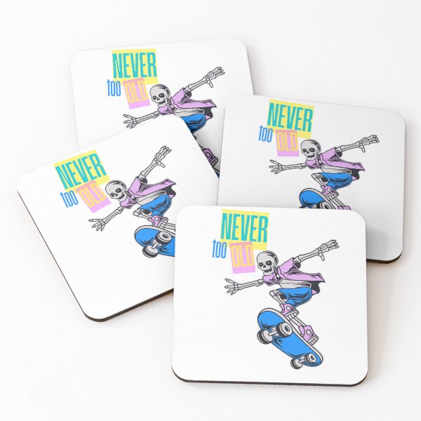 Item preview, Old school skaters – never too old designed and sold by No-925Designs.