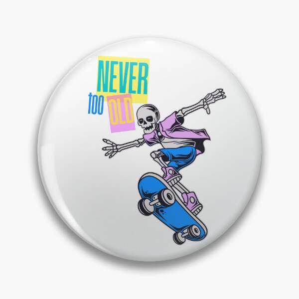 Item preview, Old school skaters – never too old designed and sold by No-925Designs.